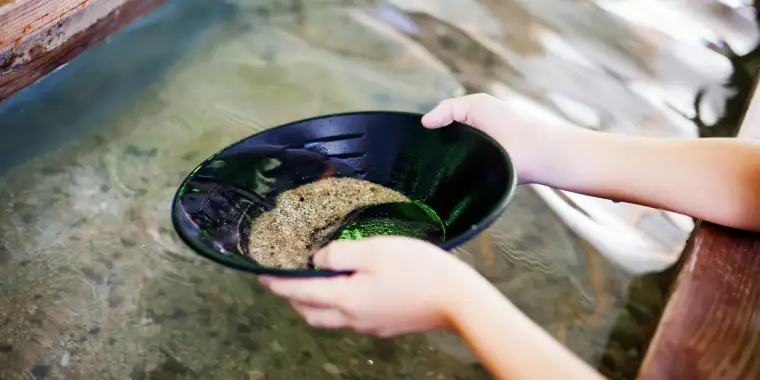 Panning for gold
